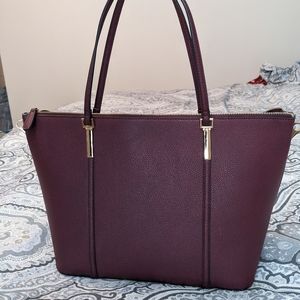 JustFab Plum Tote Bag